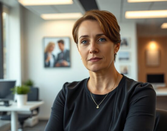 Meredith Whittaker, President of Signal, in a serious interview setting about AI privacy concerns.