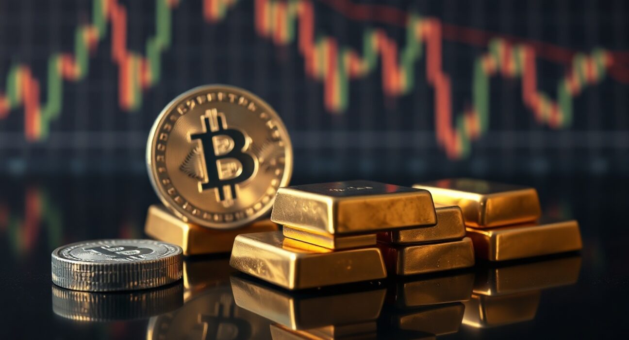 Silver bullion coins and bars reflecting market gains after inflation data