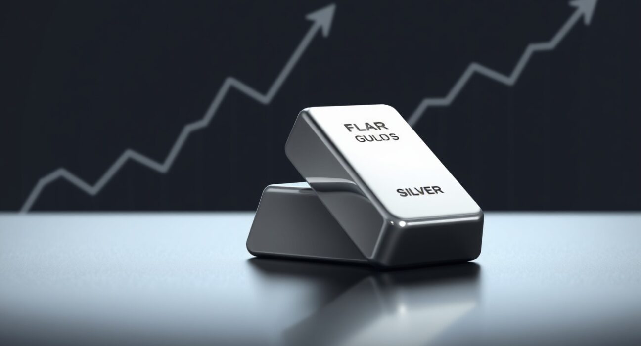 Silver price forecast chart showing XAG/USD struggling around the 20-day EMA amid Fed rate hold expectations