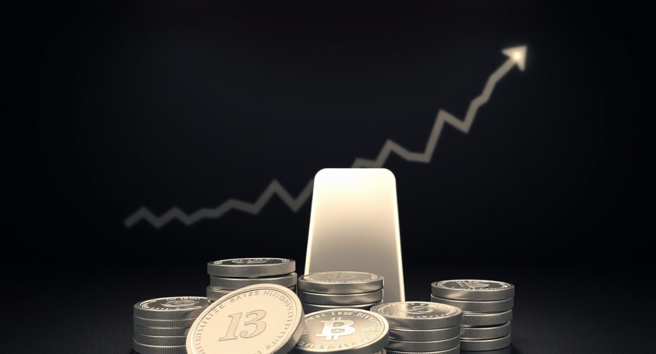 Silver Price Forecast: XAG/USD silver bars and coins reflecting market uncertainty after Fed's hawkish stance.