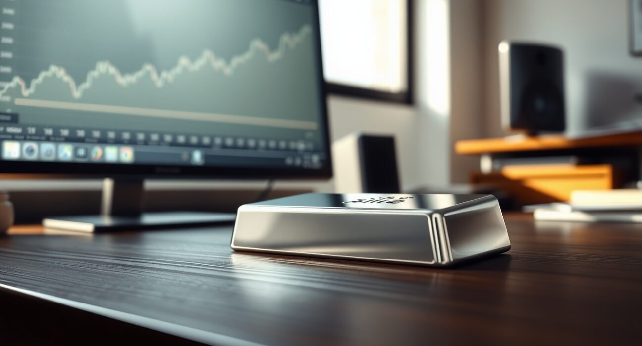 Silver bullion bar representing the XAG/USD price forecast during geopolitical negotiations.