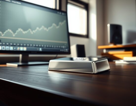 Silver bullion bar representing the XAG/USD price forecast during geopolitical negotiations.