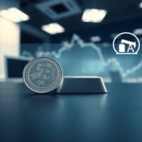 Silver price forecast chart showing XAG/USD vulnerability near $75 amid rising oil prices and weekly gains.