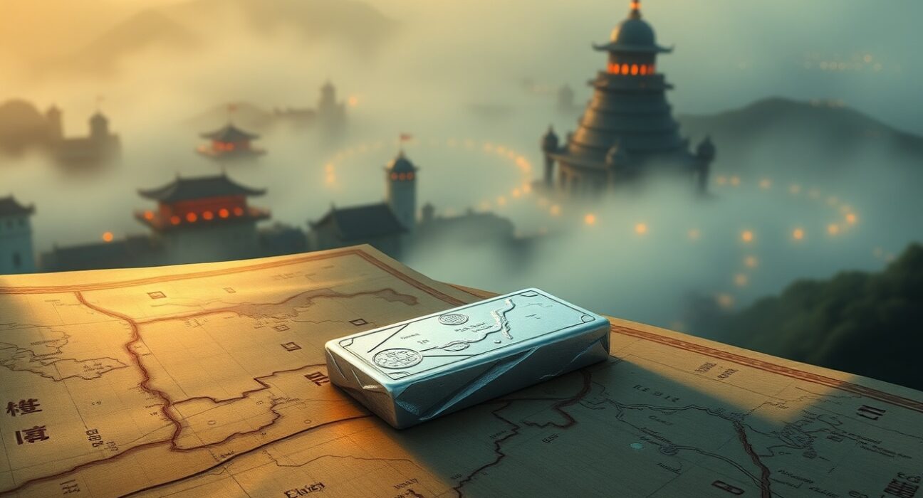 Silver price forecast analysis showing XAG/USD holding gains during US trade policy uncertainty