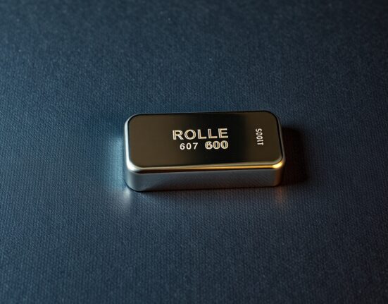 Silver price forecast analysis with silver bullion representing XAG/USD market movement.