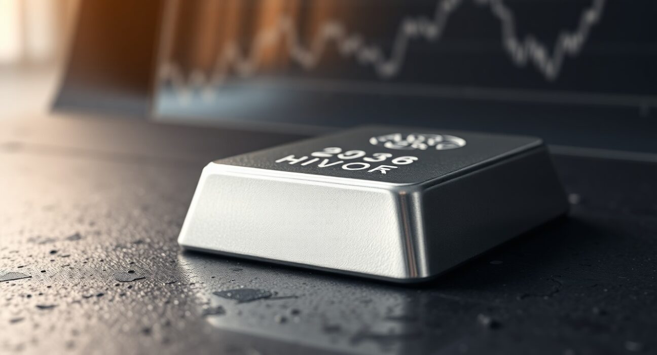 Silver price forecast analysis showing XAG/USD recovery with silver bullion representing market movement
