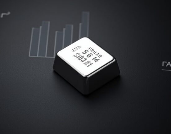 Silver bullion bar representing the XAG/USD price forecast and market analysis.