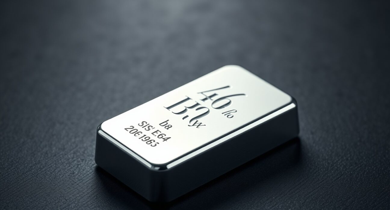 Silver price forecast analysis with silver bullion representing XAG/USD market resistance.