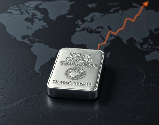 Silver price forecast analysis showing silver bullion as safe-haven asset during geopolitical tensions