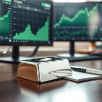 Silver bullion bar representing today's rising silver price and market analysis.