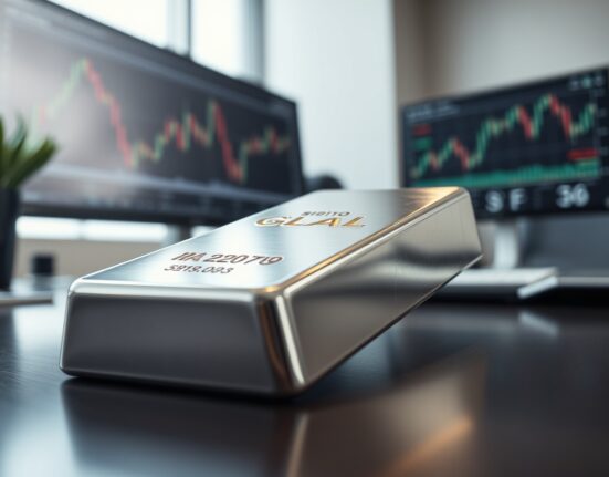 Silver bullion bar representing current stable silver price today market analysis.