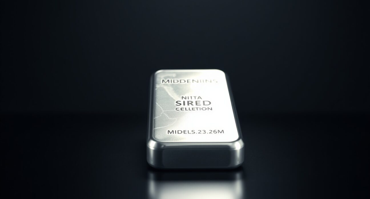 Silver bullion bar representing market analysis during US-Iran geopolitical tensions affecting XAG/USD price.