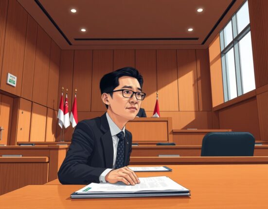 Singapore courtroom scene during Curve Finance contributor defamation case hearing