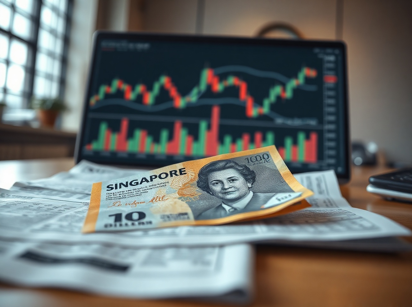 Singapore Dollar Holds Near 1.28 Against US Dollar; OCBC Sees Upside Risks