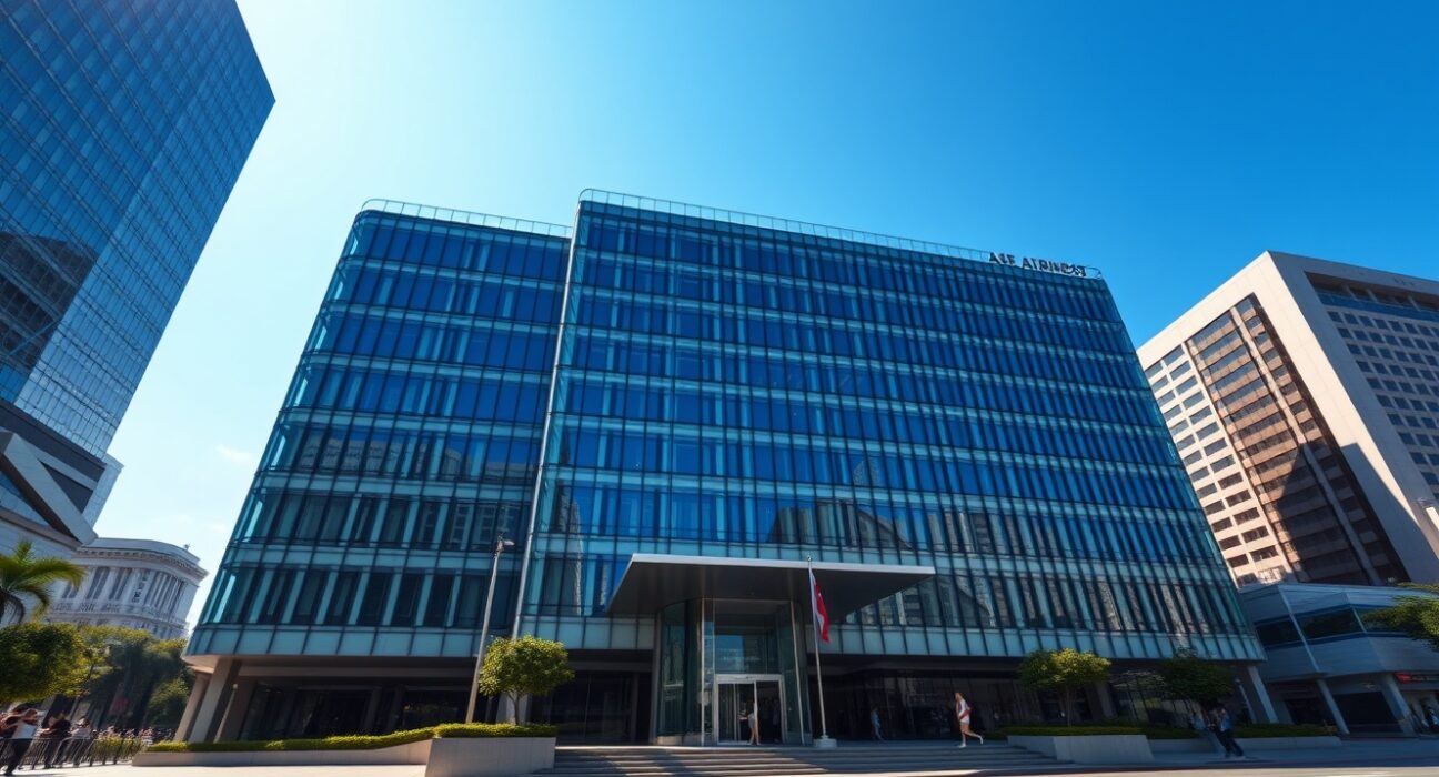 Monetary Authority of Singapore headquarters representing SGD NEER policy normalization analysis