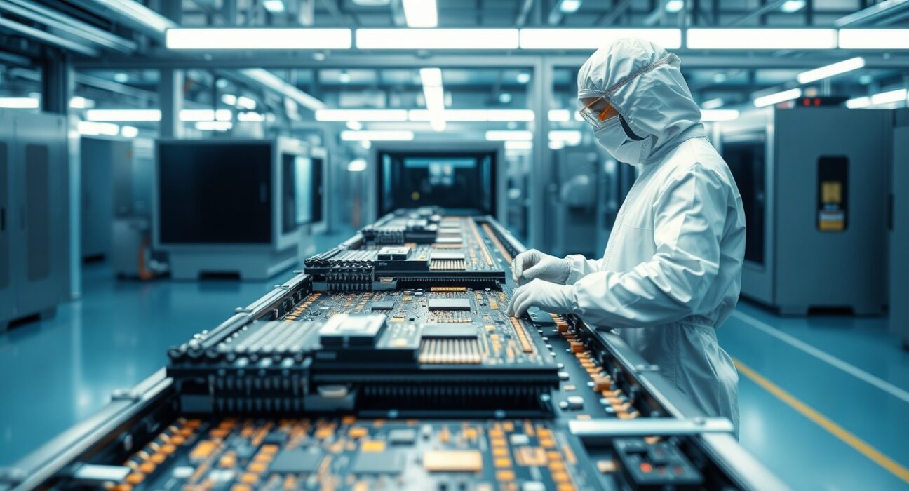 Singapore's high-tech electronics manufacturing driving export growth in 2025.