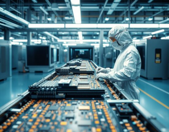 Singapore's high-tech electronics manufacturing driving export growth in 2025.