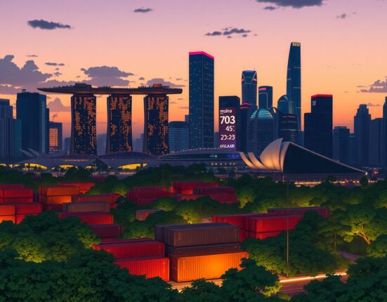 Singapore economic forecast showing inflation and manufacturing acceleration with DBS analysis for 2025