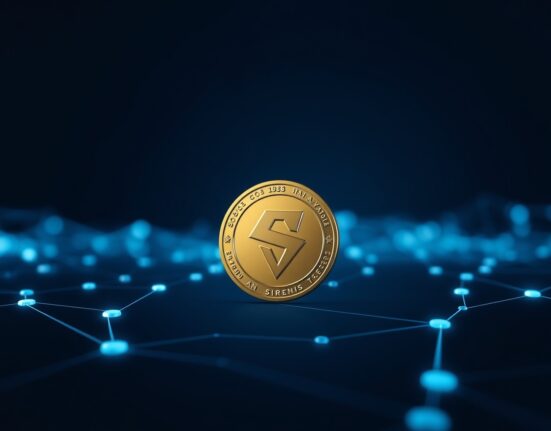 SIREN token crashing amid blockchain centralization scandal allegations.