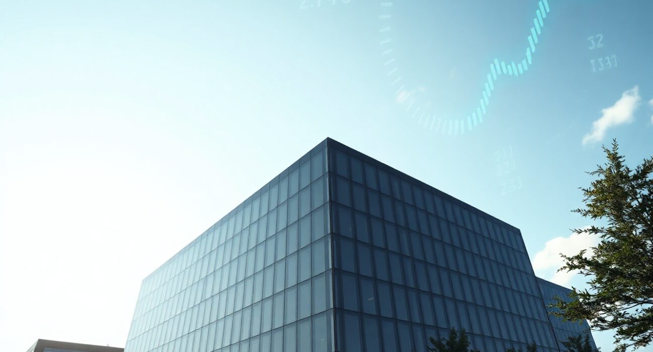 Corporate building representing SkyAI's financial disclosures
