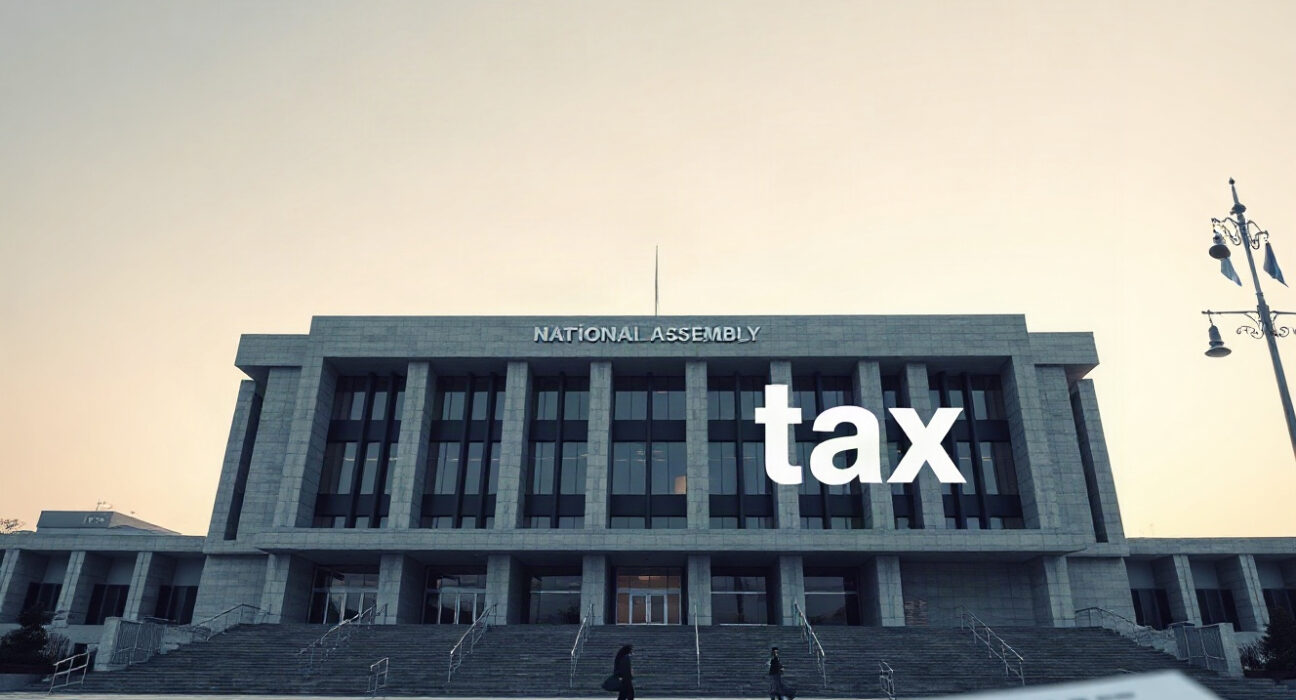 South Korea National Assembly building, where crypto tax delays were decided.