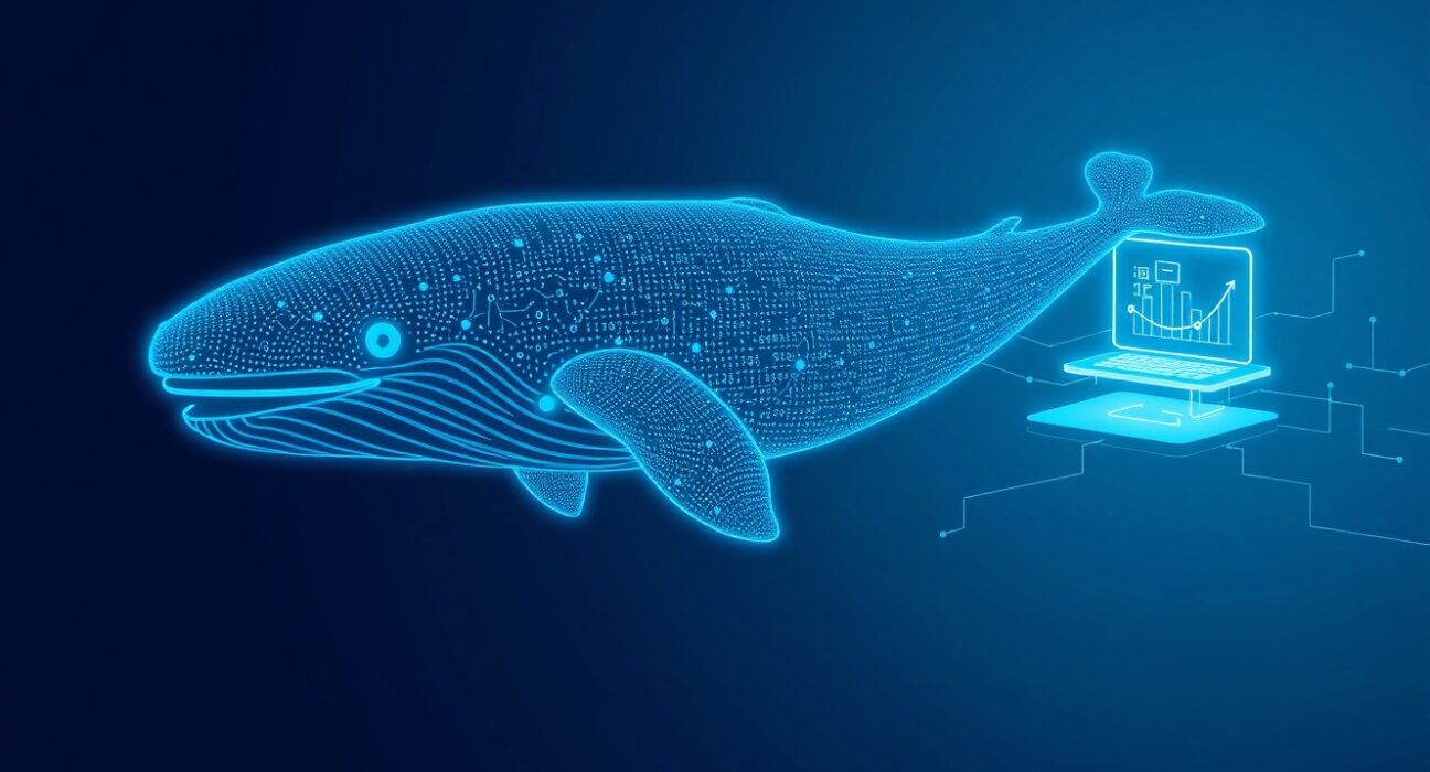 A cryptocurrency whale moving $14.8 million in Solana (SOL) to the Kraken exchange, representing significant market activity.