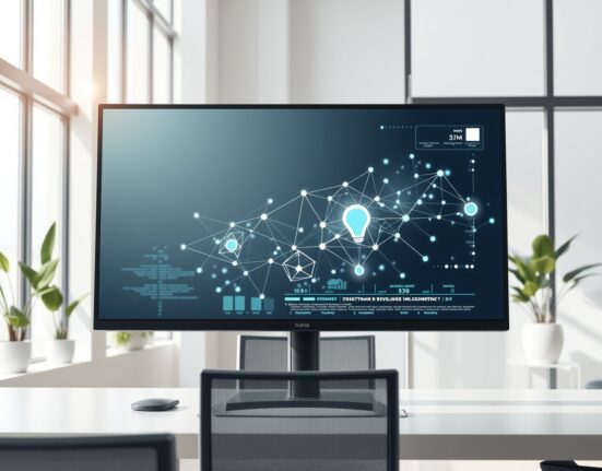 The Solana Developer Platform interface displayed in a professional corporate setting, representing the new blockchain development tool.