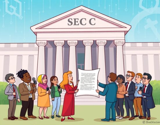 A group of stakeholders advocating for a Solana ETF, highlighting the potential for new investment opportunities.