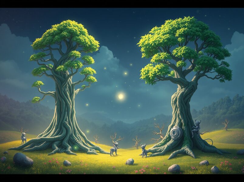 Visual metaphor comparing Solana and Ethereum decentralization in blockchain ecosystems