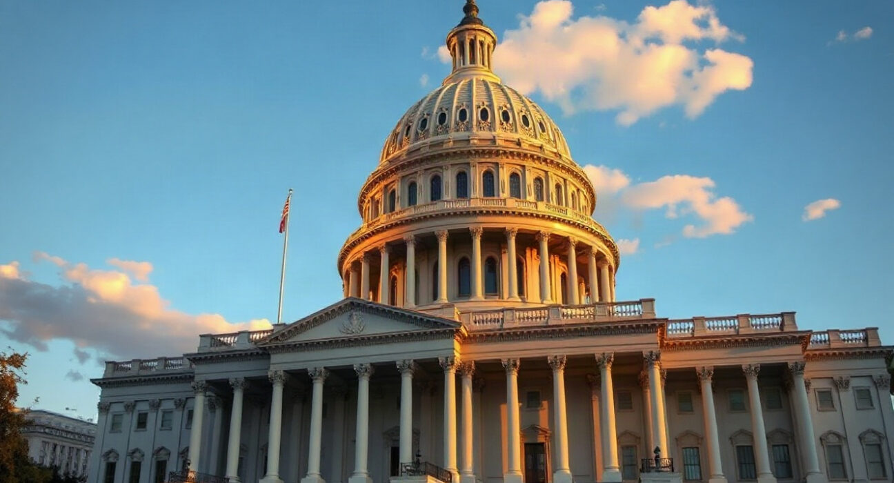 US Capitol building in Washington, DC, symbolizing the legislative process for the Clarity Act.