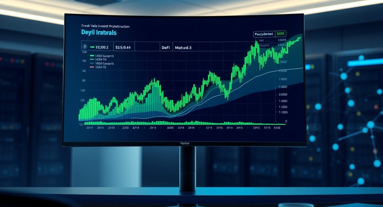 Solana yield protocol Exponent funding round with Multicoin Capital investment displayed on trading screen