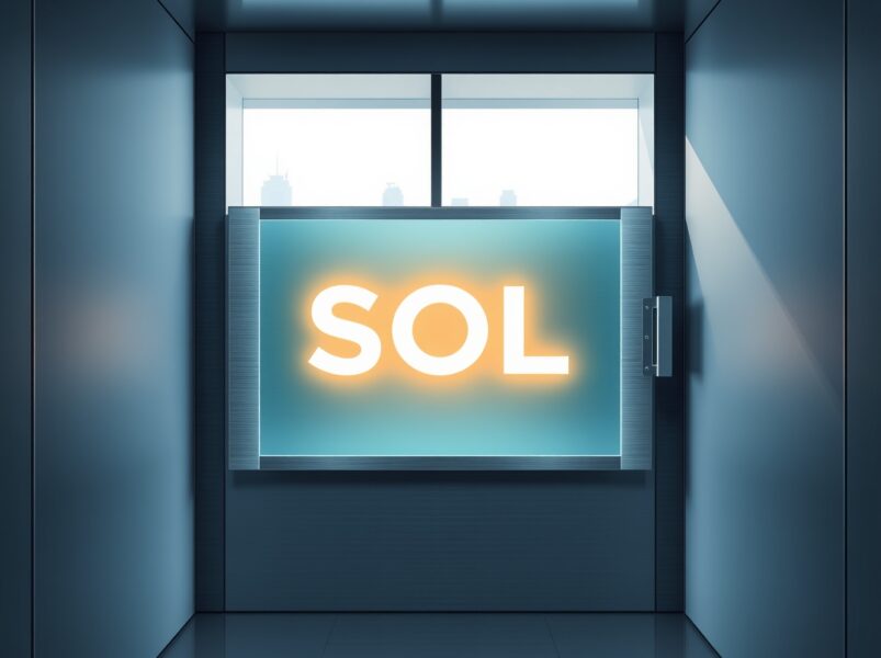 Solmate's significant Solana investment displayed in a secure digital asset treasury environment.