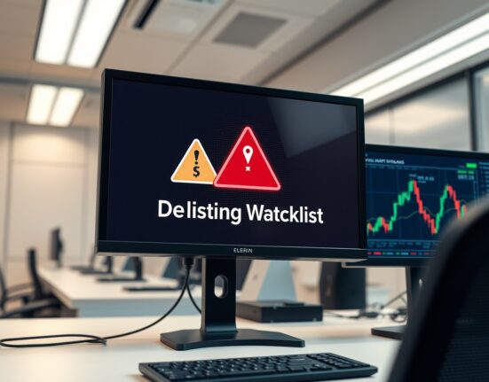 SOLV delisting warning on exchange monitor showing security alert for cryptocurrency.