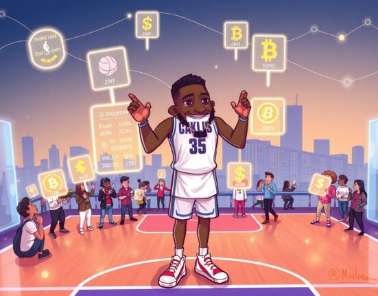 Tristan Thompson connecting basketball fans on the Somnia network, revolutionizing fan engagement.