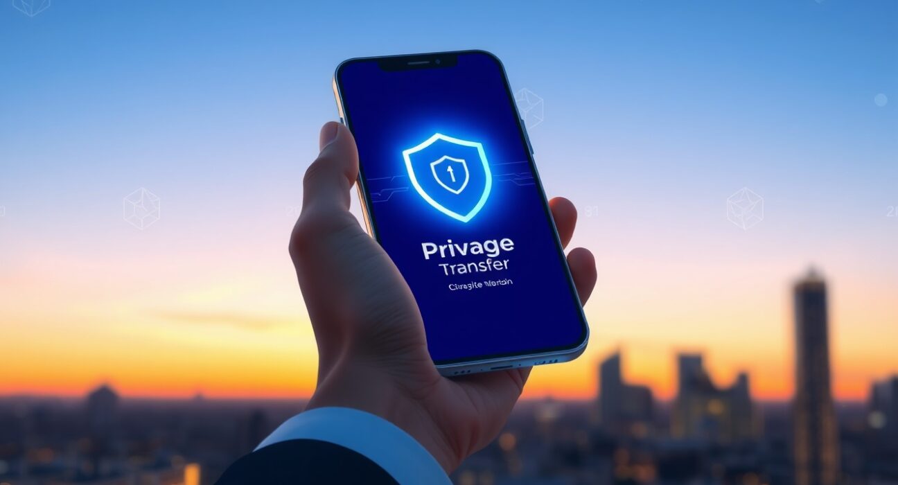 Soneium privacy features displayed on a smartphone interface for the Startale app on Sony's Ethereum Layer 2