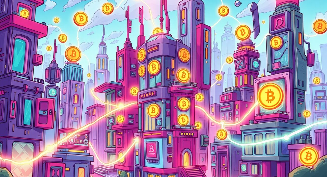 Sonic Labs growth strategy visualized as blockchain energy connecting urban development