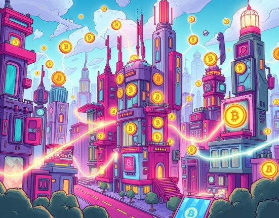 Sonic Labs growth strategy visualized as blockchain energy connecting urban development