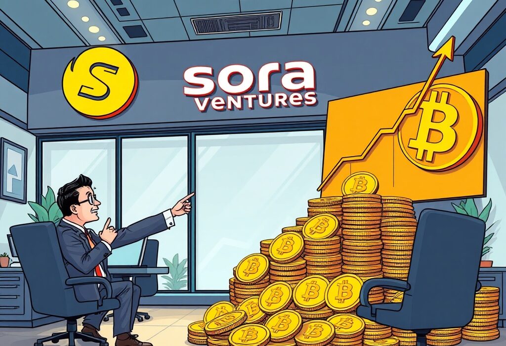 Sora Ventures launches Asia's first Bitcoin treasury fund, aiming for a significant $1 billion BTC acquisition, signaling major crypto investment.