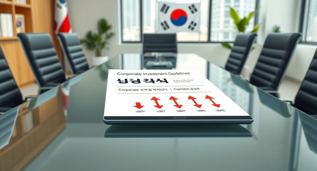 South Korean financial authorities drafting guidelines to ban corporate stablecoin investment like