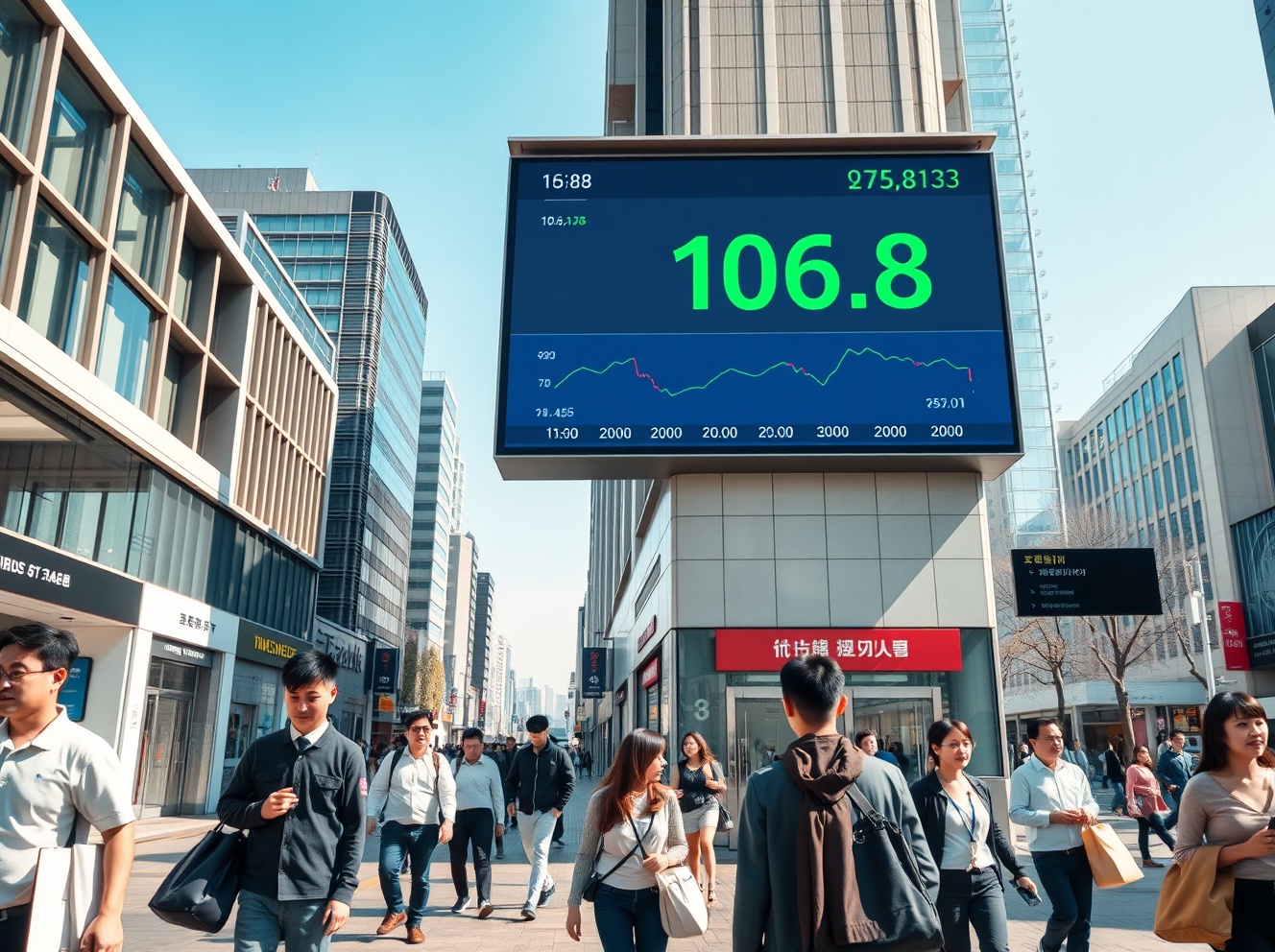South Korea Consumer Sentiment Index Edges Up to 106.8 in July