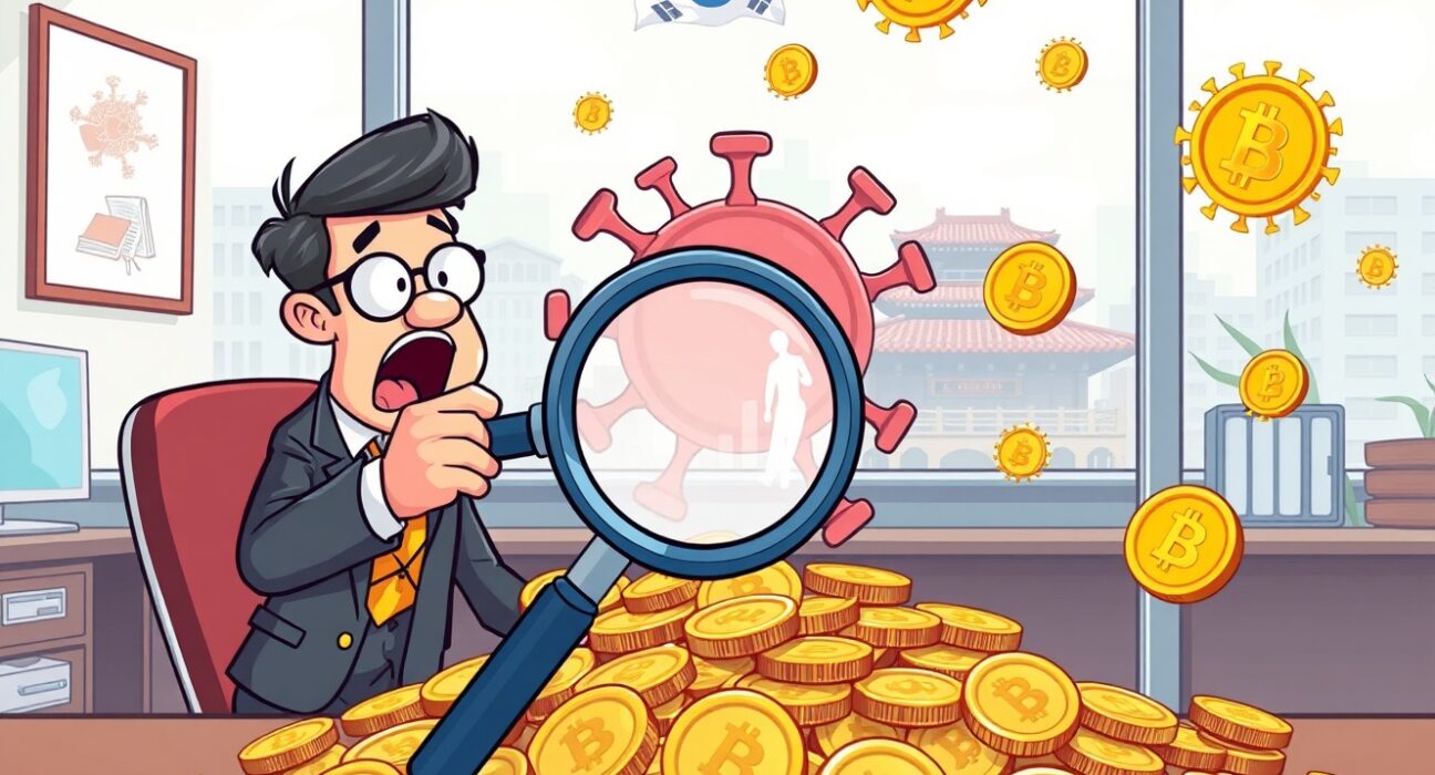 Shocking South Korean audit reveals COVID debt relief went to borrowers with substantial cryptocurrency holdings being investigated.