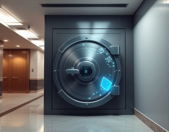 Secure vault for South Korea's seized cryptocurrency assets under National Tax Service management