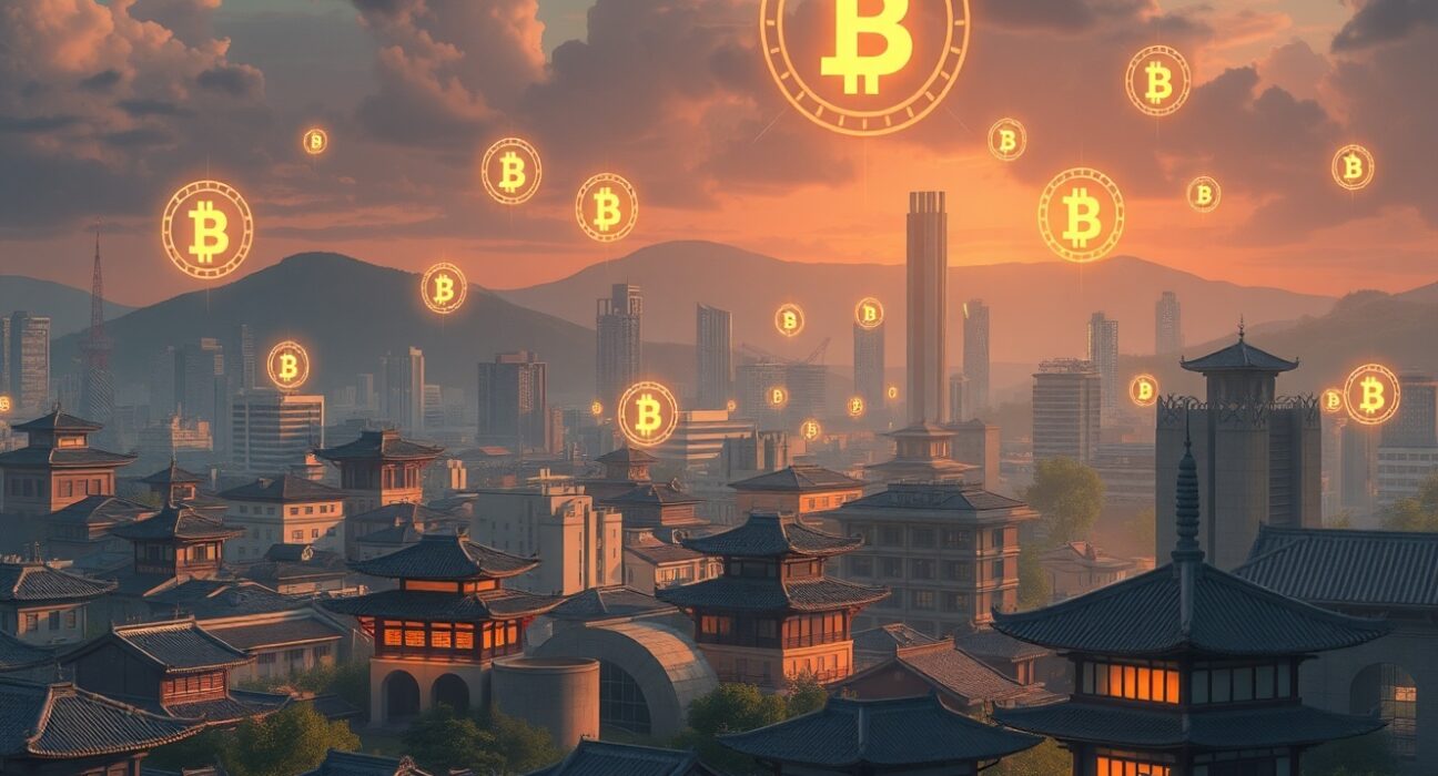 South Korea cryptocurrency exchange regulations and punitive fines for security breaches visualization