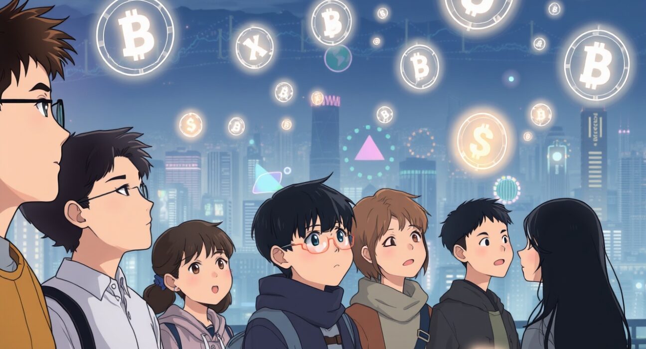 South Korean cryptocurrency investors analyzing digital asset trends in modern Seoul