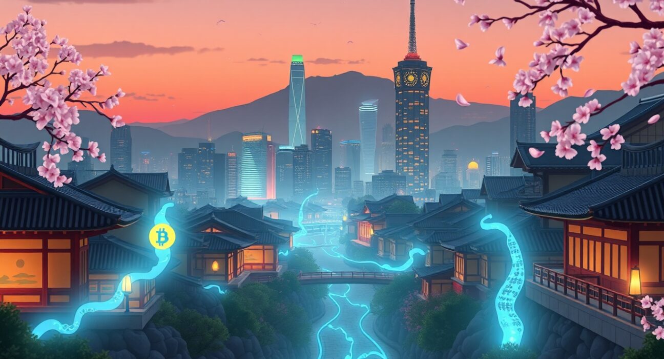 South Korea crypto market analysis showing resilient trading activity amid global decline