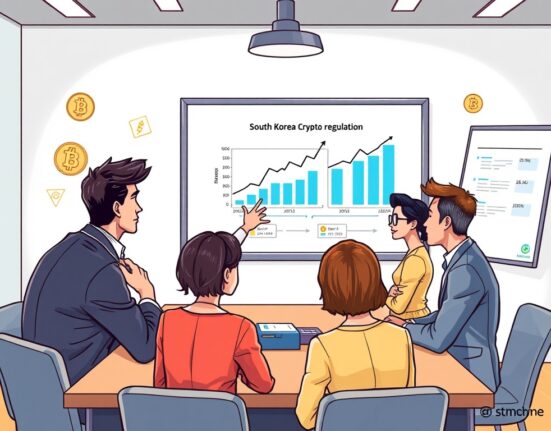 Illustrates South Korea crypto regulation discussions within a special committee, signaling a new era for digital asset policies.