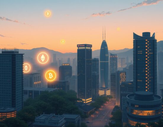 South Korea crypto regulations overhaul with digital assets in Seoul financial district