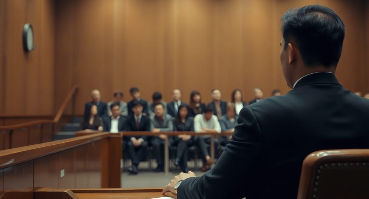 Courtroom in South Korea where the crypto scam trial will be held