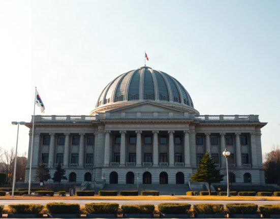 South Korean National Assembly building in Seoul, where lawmakers debate crypto tax delay.