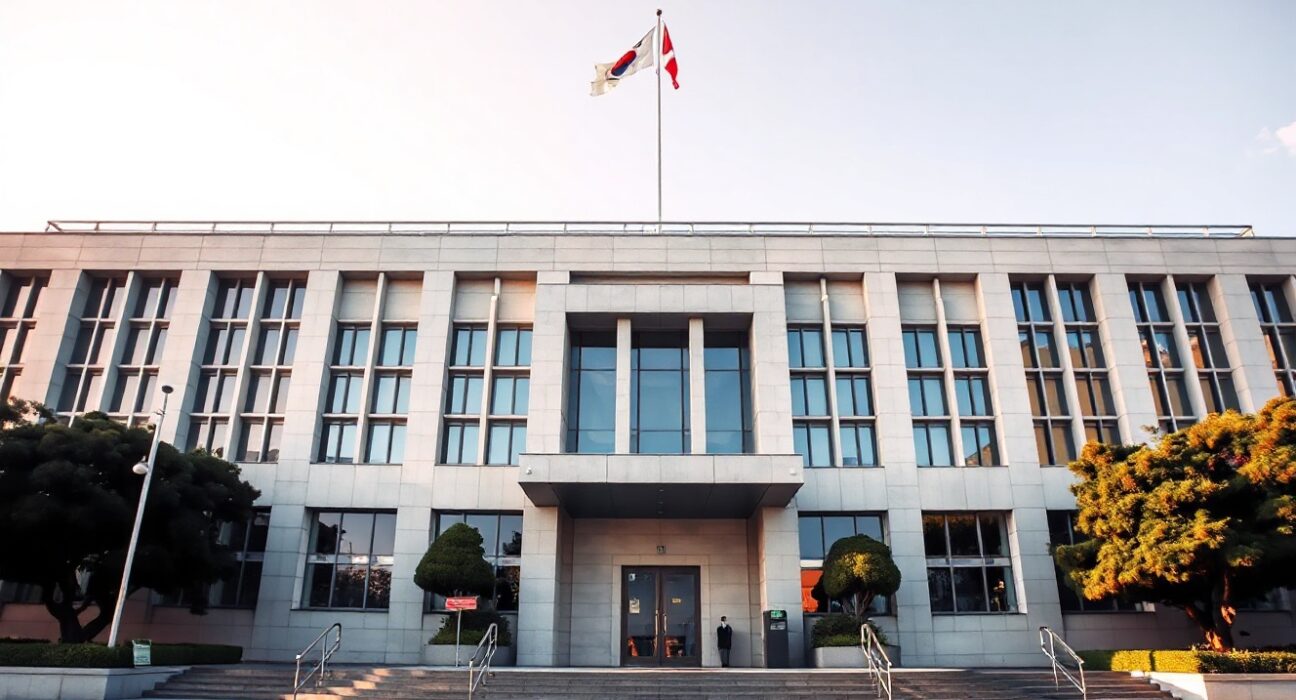 South Korea's National Tax Service building in Seoul, where the digital asset tax advisory panel will meet.